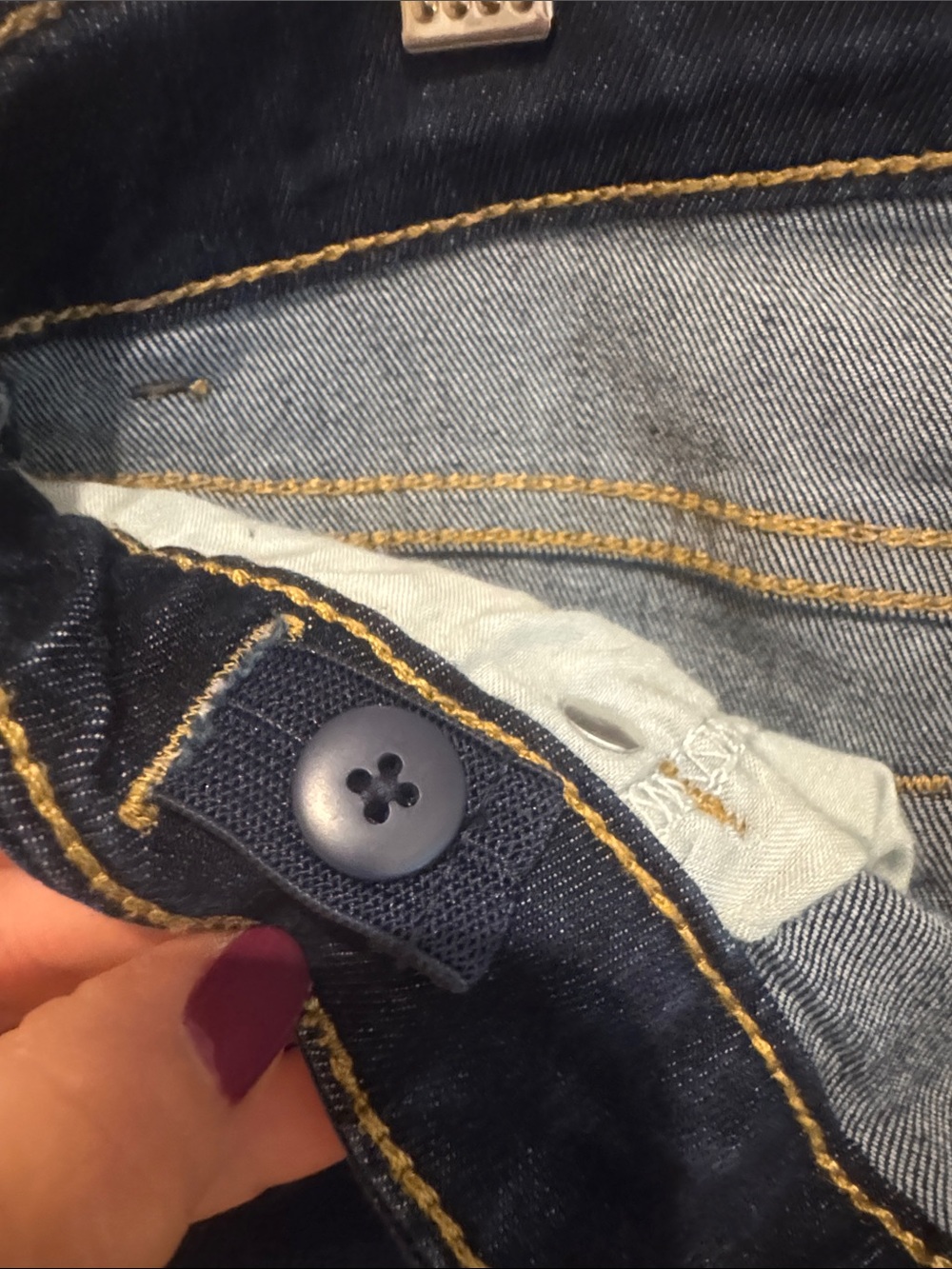 Girls Cat & Jack Dark Wash bootcut Jeans size 10 - Picture 5 of 5